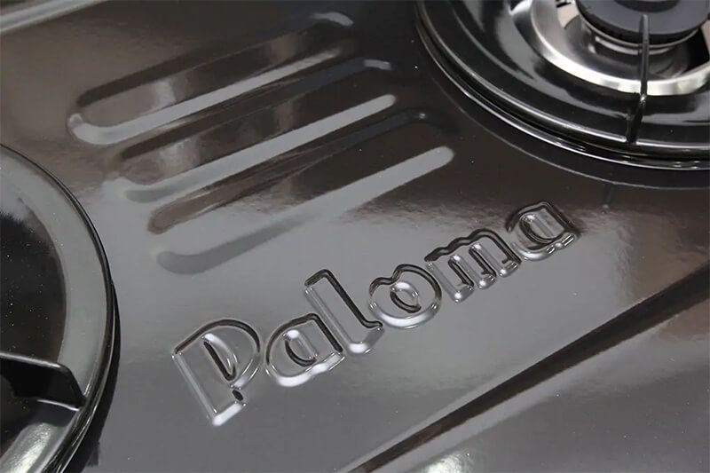 Paloma PA-V71EG có mặt bếp sáng bóng