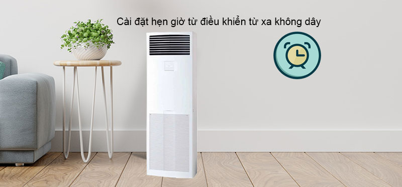 Cài đặt hẹn giờ từ điều khiển từ xa không dây