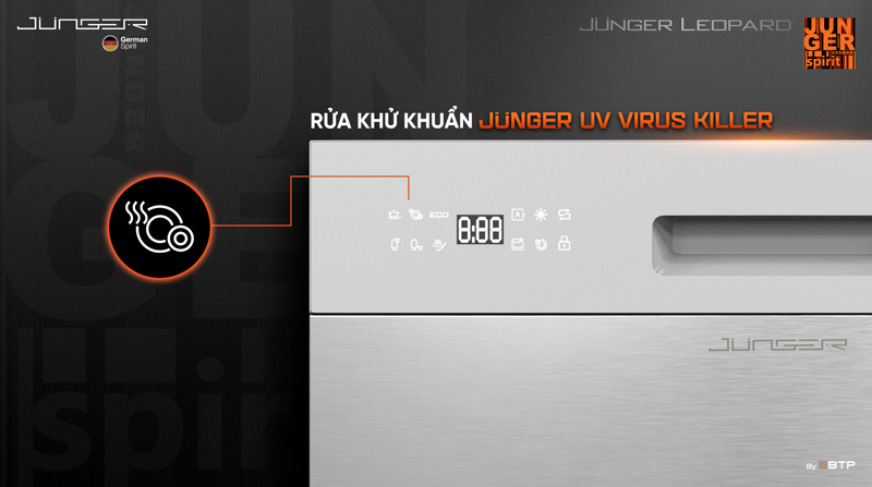 Chương trình rửa khử khuẩn Junger UV Virus Killer