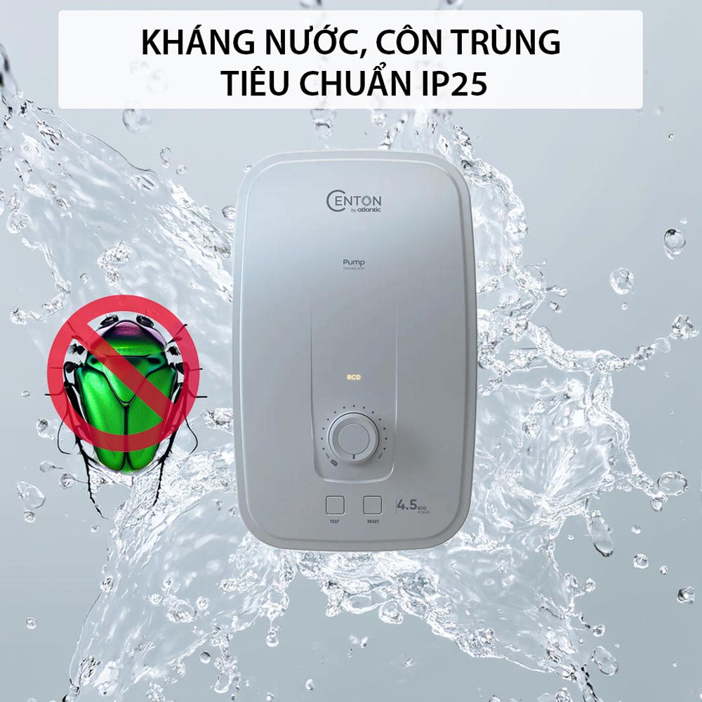 Vỏ máy đạt tiêu chuẩn IP25 kháng nước và côn trùng