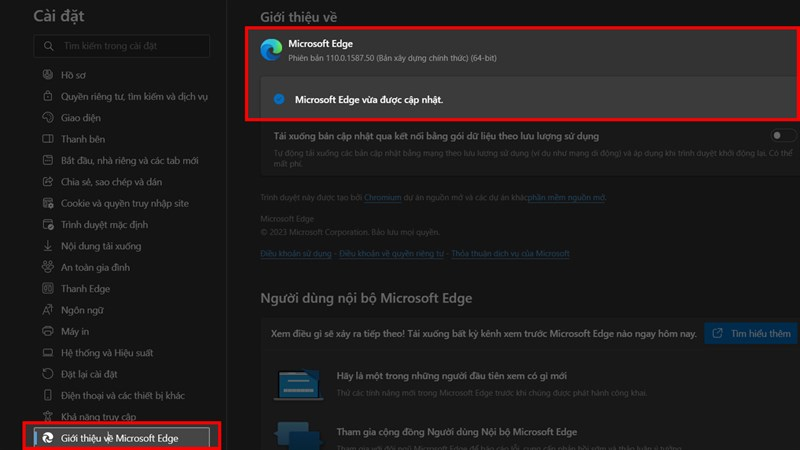 Giới thiệu về Microsoft Edge