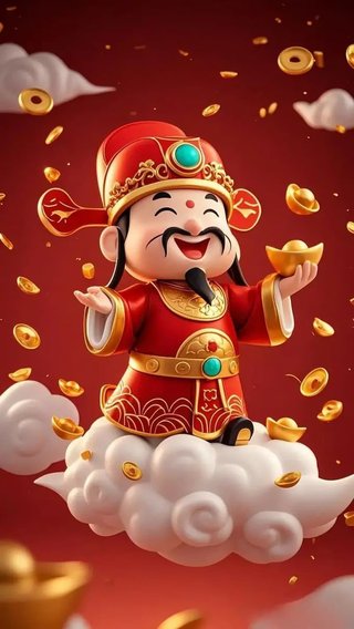 Hình nền cầu tài lộc, may mắn năm mới 2026