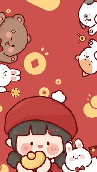 Hình nền Tết 2026 cho con gái