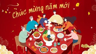 Hình nền Tết 2026 gia đình sum vầy