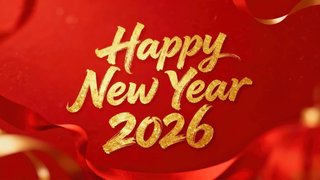 Hình nền Tết 2026 chữ hiện đại, nổi bật