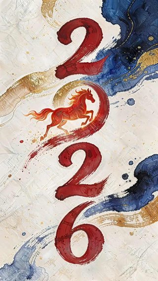 Hình nền Tết 2026 nghệ thuật