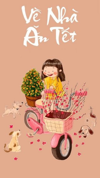 Hình nền Tết 2026 thú vị