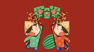 Hình nền Tết 2026 nhộn nhịp