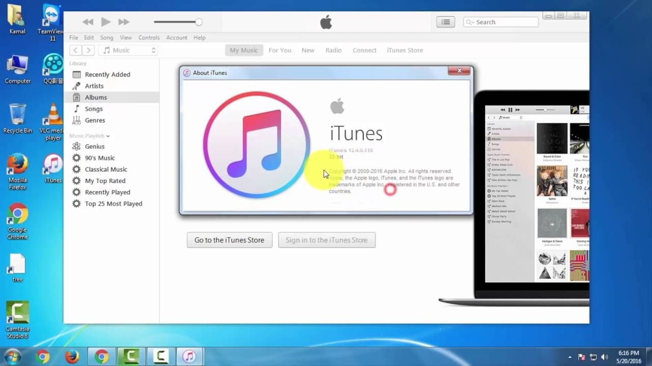 iTunes sẽ tự động mở sau khi iPad đã kết nối với máy tính.