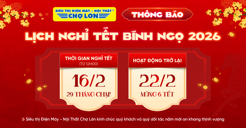 Thông báo nghỉ Tết 2026