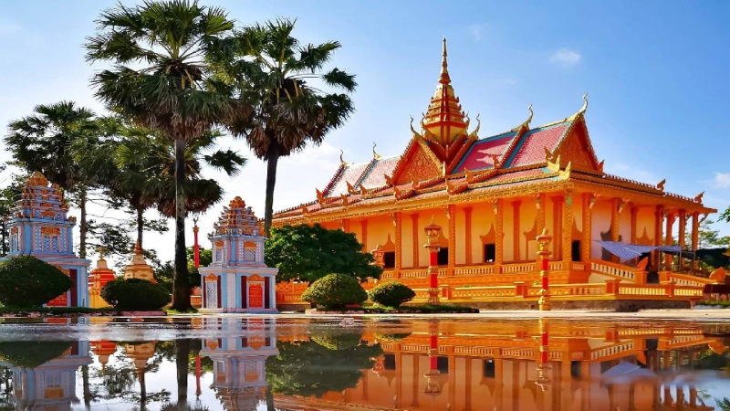 chùa Xiêm là nơi lưu giữ nhiều giá trị văn hóa của người Khmer