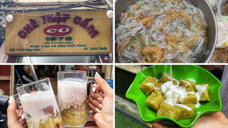 Chè Thập Cẩm Cũ với món chè đậu đỏ nổi tiếng Hà Nội