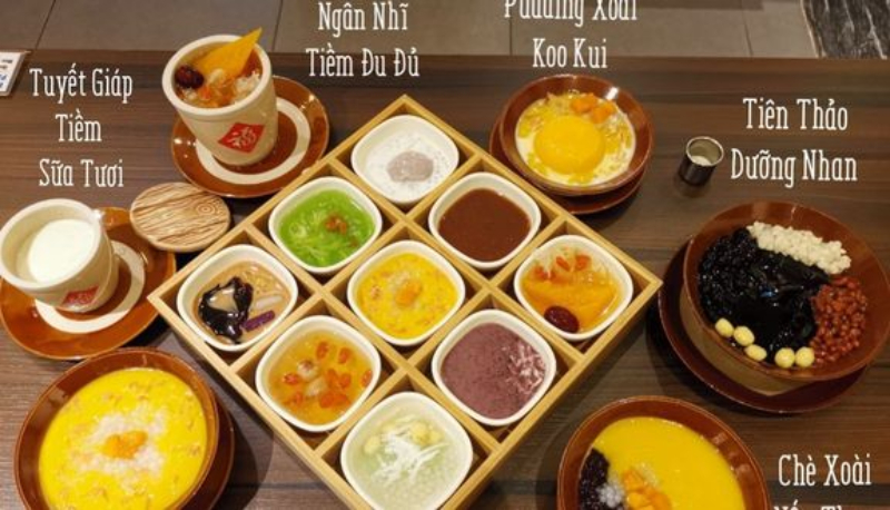 Koo Kui Desserts với nhiều món chè đậu đỏ sáng tạo TP.HCM