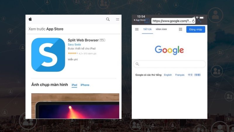 Split Web Browser hỗ trợ chia đôi màn hình duyệt web