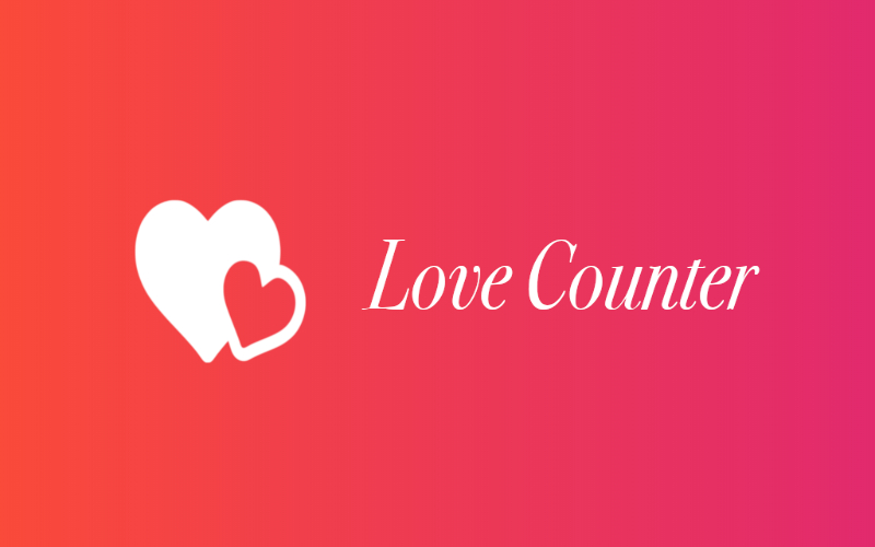 Ứng dụng Love Counter dùng để đếm số ngày yêu nhau
