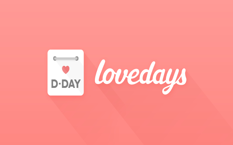 Ứng dụng Lovedays đếm ngày yêu