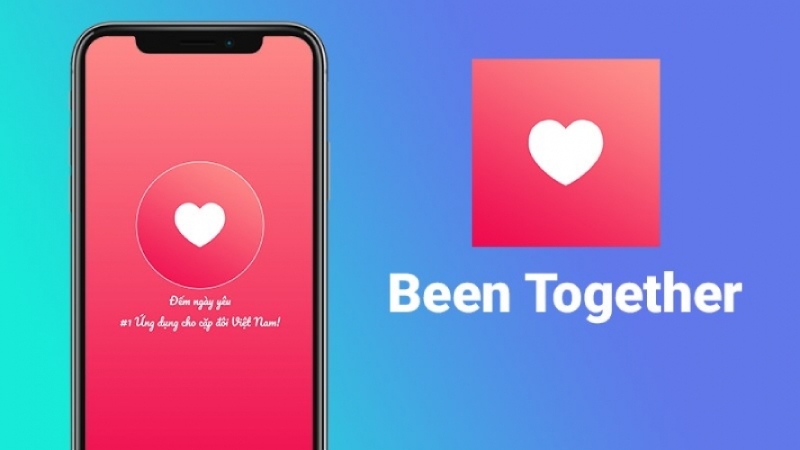 Ứng dụng app đếm ngày yêu Been Together trên điện thoại