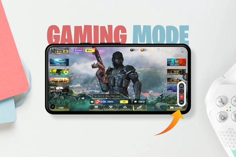 Chế độ Gaming Mode tối ưu hiệu suất khi chơi game trên điện thoại