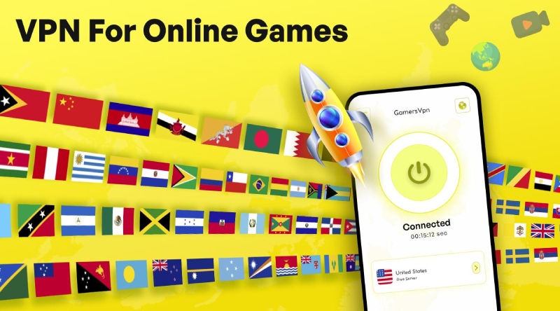 Ứng dụng VPN hỗ trợ kết nối mạng ổn định khi chơi game online