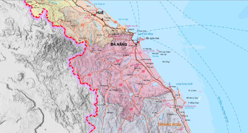 Chi tiết bản đồ mới nhất của thành phố Đà Nẵng năm 2025
