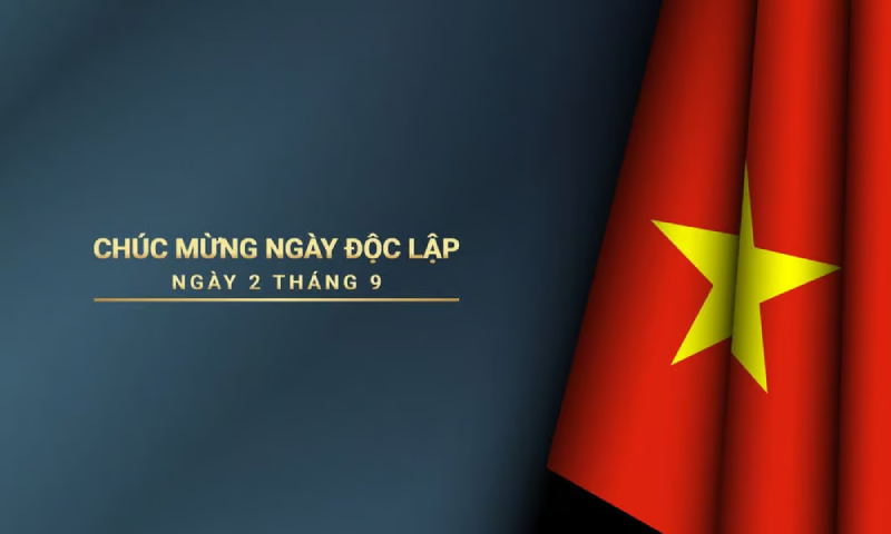Mẫu banner chúc mừng ngày độc lập 2/9