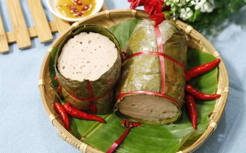 chả lá chay truyền thống 