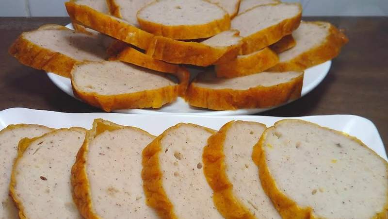 chả quế chay thơm ngon, dai mềm