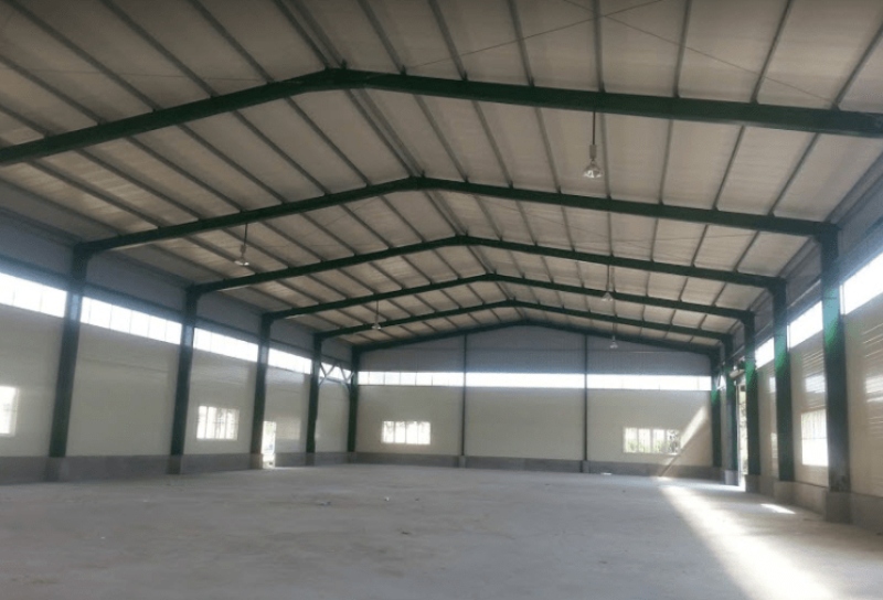 nhà xưởng thoáng gió, giúp đón gió từ bến ngoài