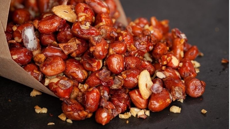 Đậu phộng rang tỏi ớt 