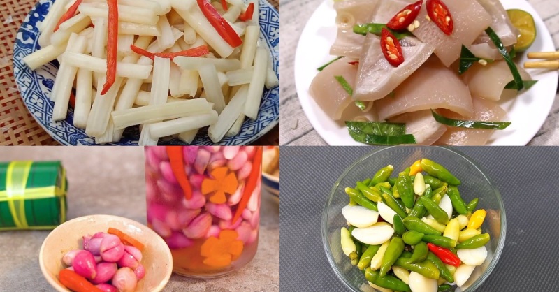 Các món ngâm phù hợp dùng trong Tết Nguyên Đán