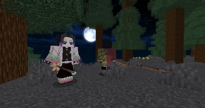 Nhân vật Anime trong Minecraft PE