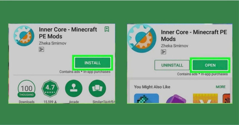 Cài đặt Inner Core - Minecraft PE Mods do Ultimate Mobile phát hành