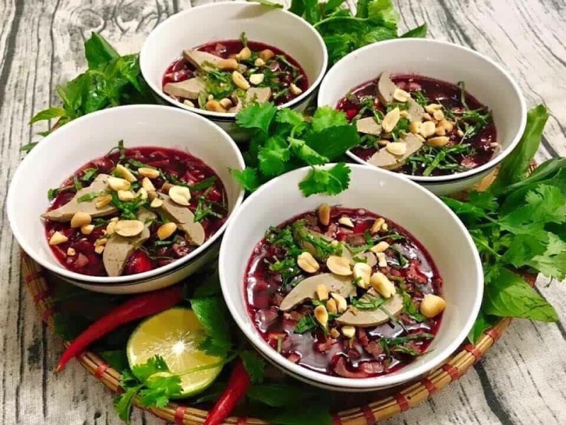 cách chế biến tiết gà không bị đông