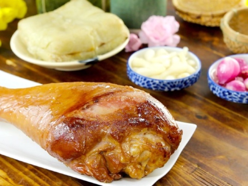 hoàn thành món ăn