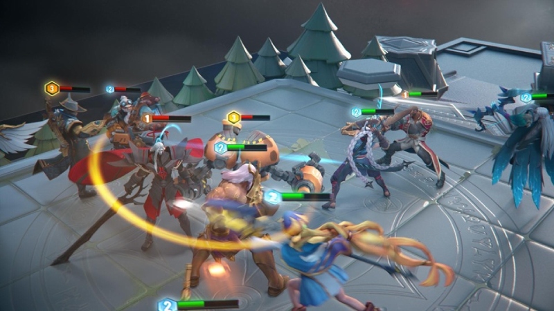 Trận đấu giữa các tướng trên bàn cờ Liên Quân