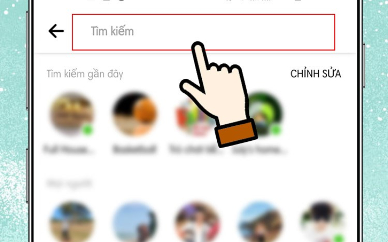 Sử dụng thanh tìm kiếm trên Messenger để nhanh chóng tìm trò chơi yêu thích