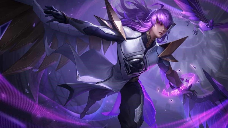 Tướng Illumia trong trang phục ánh sáng tím