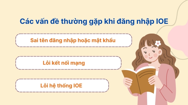 Các vấn đề thường gặp khi đăng nhập IOE