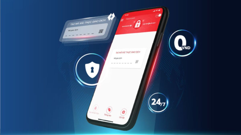 Tạo mã xác thực giao dịch an toàn trên ứng dụng Techcombank