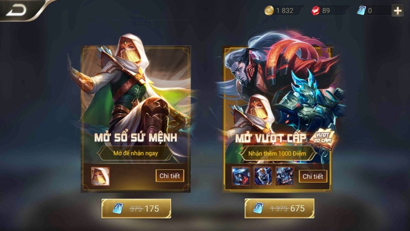 Nhận thẻ đổi tên bằng cách mở sổ sứ mệnh