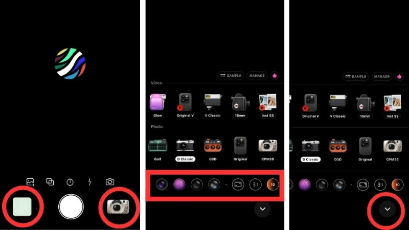 Cách chụp ảnh trong dazz cam