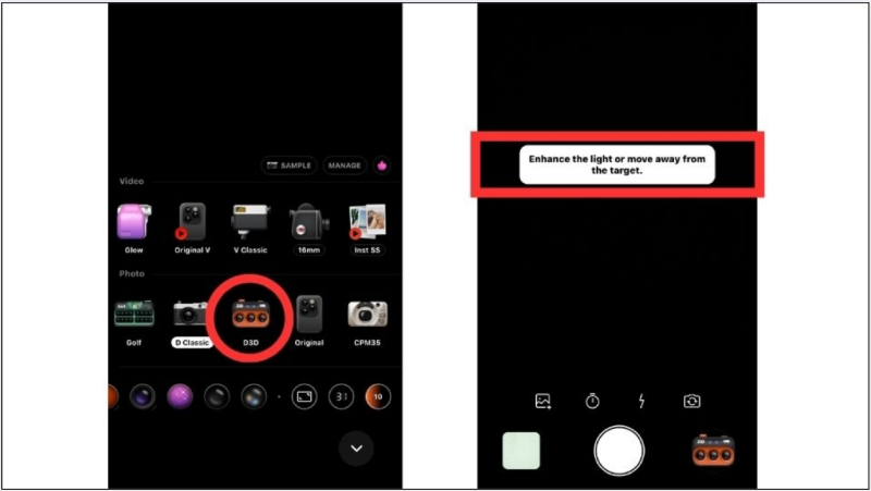 Chụp ảnh 3D trong dazz cam
