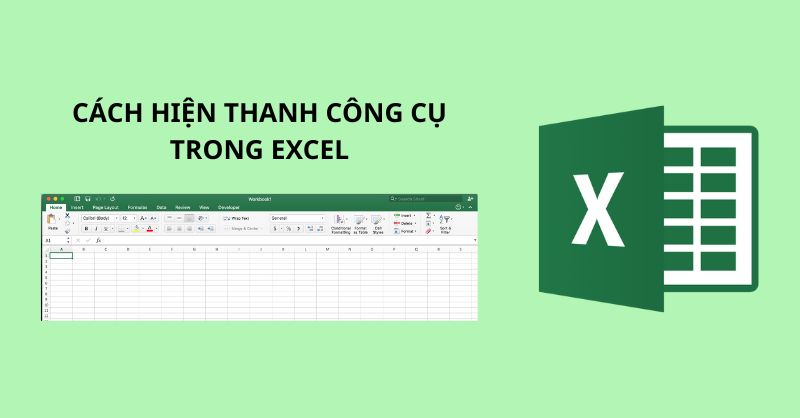 Cách hiện thanh công cụ trong Excel