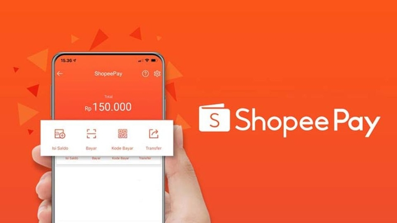 Giao diện ví ShopeePay hiển thị số dư 