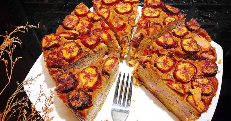 Những miếng bánh chuối nướng thơm ngon