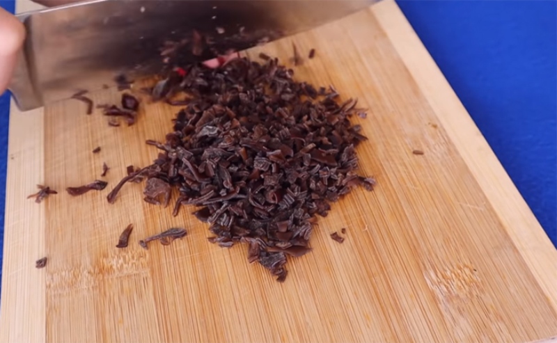 Bằm nhỏ mộc nhĩ