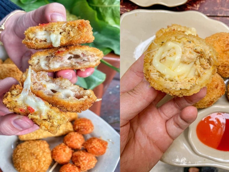 Khám phá cách làm bánh gà phô mai giòn rụm