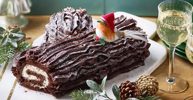 Cách làm bánh khúc cây Giáng Sinh Buche de noel