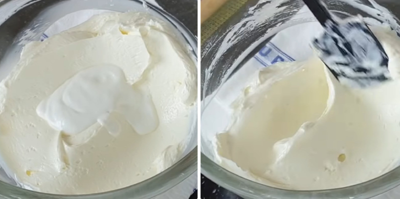 Cho cream cheese ra tô lớn và tán nhuyễn