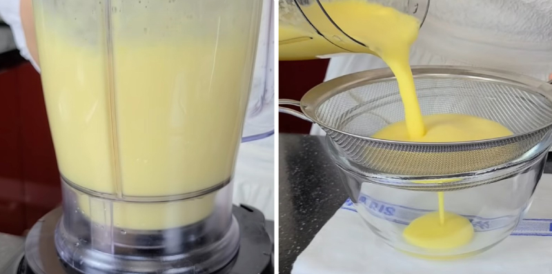 Công đoạn làm nước cốt dứa